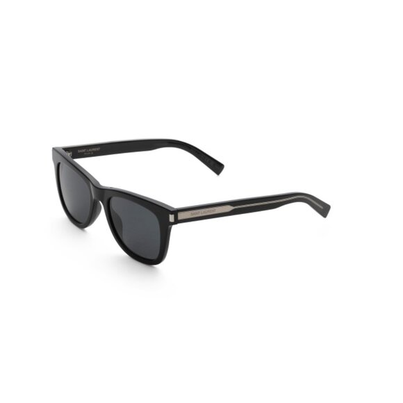 SAINT LAURENT Black 52mm Round Sunglasses - Picture 1 of 2